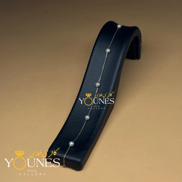 دستبند مروارید پرورشی طلا